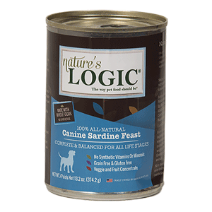 Natures Logic Canned Sardine Dog Food 12/13.2 oz Case natures logic, natures logic, canned, sardine, dog food, dog